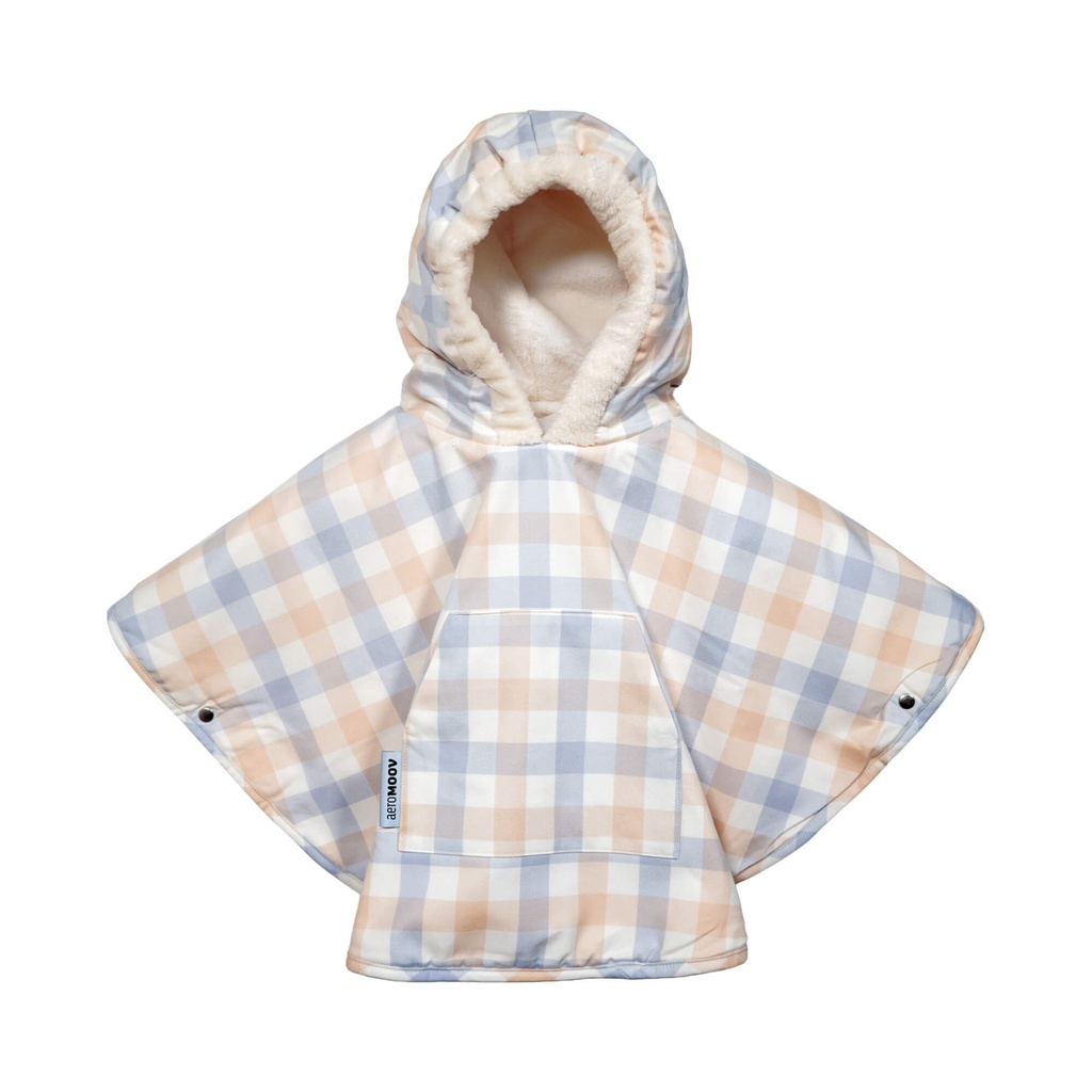 Aeromoov | Poncho Winter Checker Grey Cream
