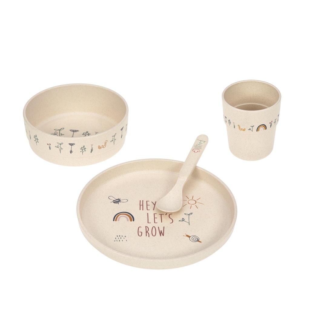 Laessig | Eetset Dish Set Garden Explorer PP/Cellulose 4-delig