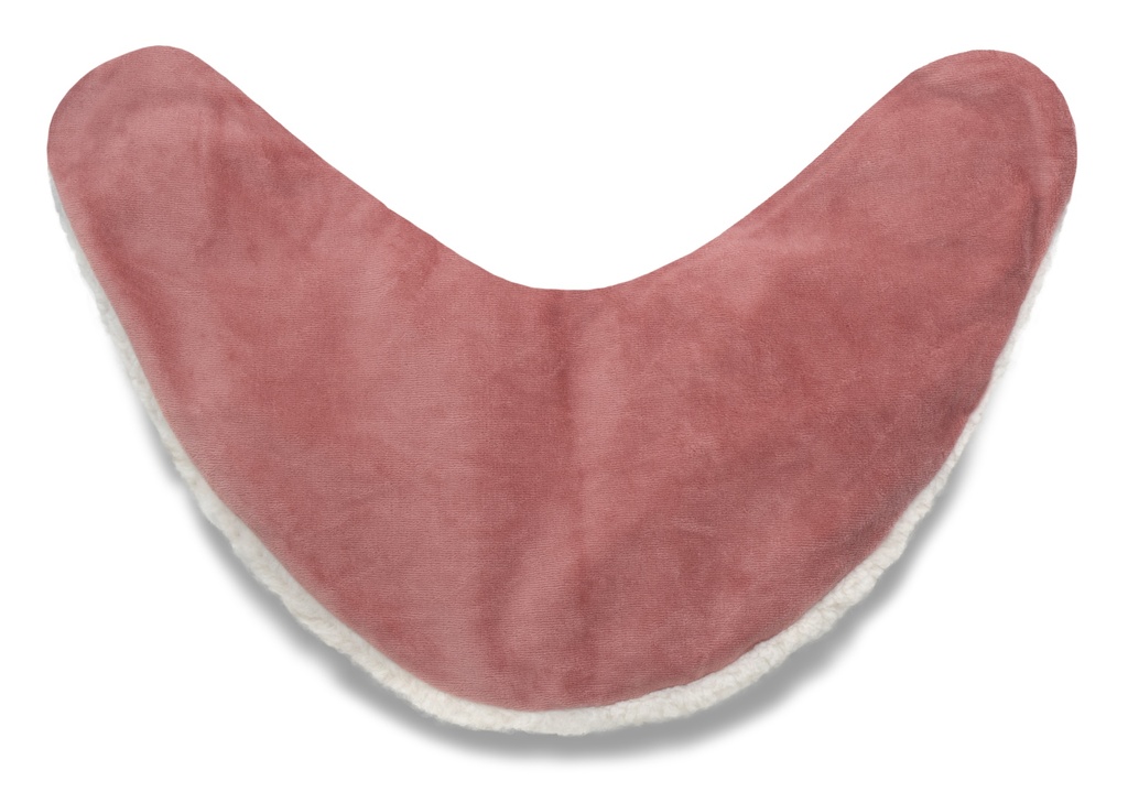 Kipkep | Warmtekussen Lexie Dusty Clay Vlaszaad Vulling 43×28×2cm