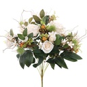 Jasaco |  ROSE MIXED BUSH 53CM CREAM