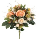 Jasaco |  ROSE MIXED BUSH 53CM PEACH