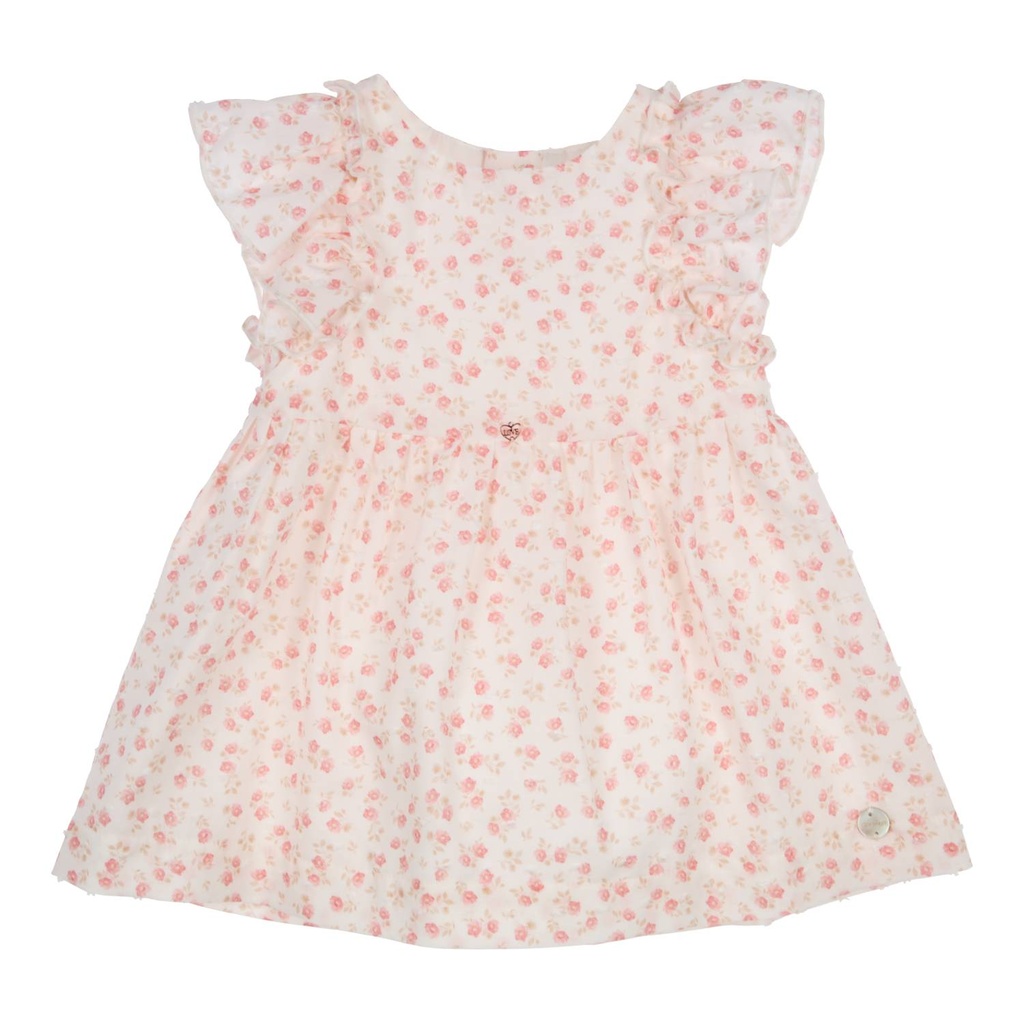Gymp | Jurk Girls Rosa Off White/Rose