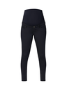 BROEK, Romy, night sky, M:31, maternity, blauw, uni, jeans, jeans, met buikband, boord recht, verstelb taille, siersl.