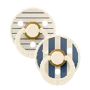 Bibs | Fopspeen T2 Studio Colour Block Pin Steel Blue Mix 2-pack