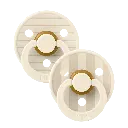 Bibs | Fopspeen T2 Studio Colour Block Ivory/Vanilla Mix 6-18m 2-pack