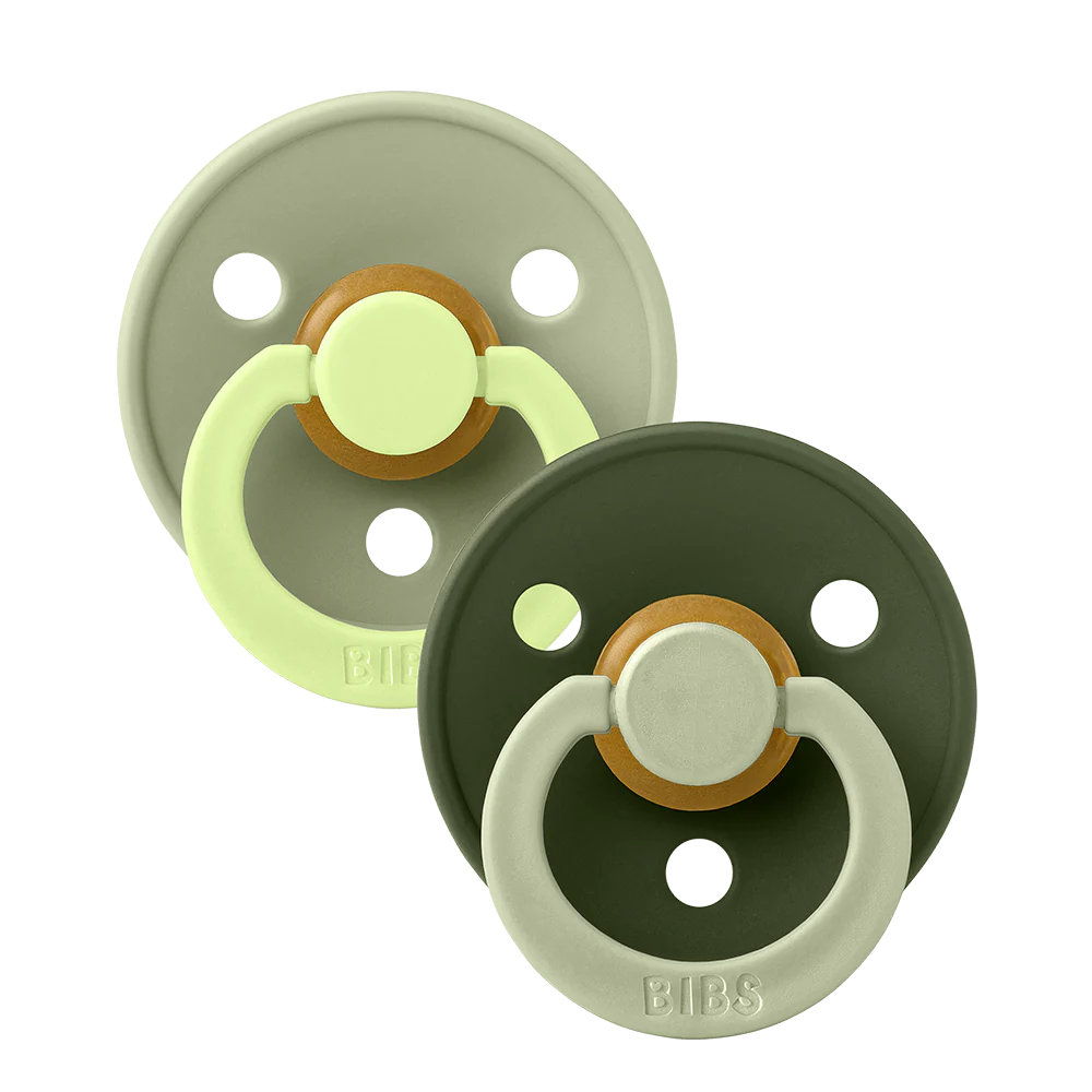 Bibs | Fopspeen T1 Studio Fusion Dusky Sage/Hunter Green Mix 2-pack