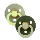 Bibs | Fopspeen T1 Studio Fusion Dusky Sage/Hunter Green Mix 0-6m 2-pack