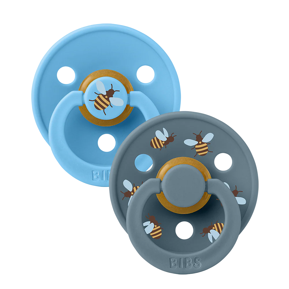 Bibs | Fopspeen T2 Studio Colour Bumblebee Breeze/Petrol 6-18m 2-pack