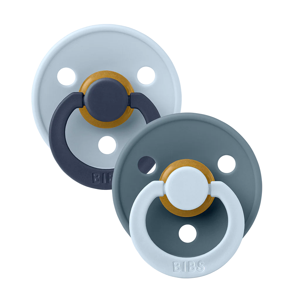 Bibs | Fopspeen T3 Studio Colour Fusion Baby Blue/Petrol Mix 2-pack