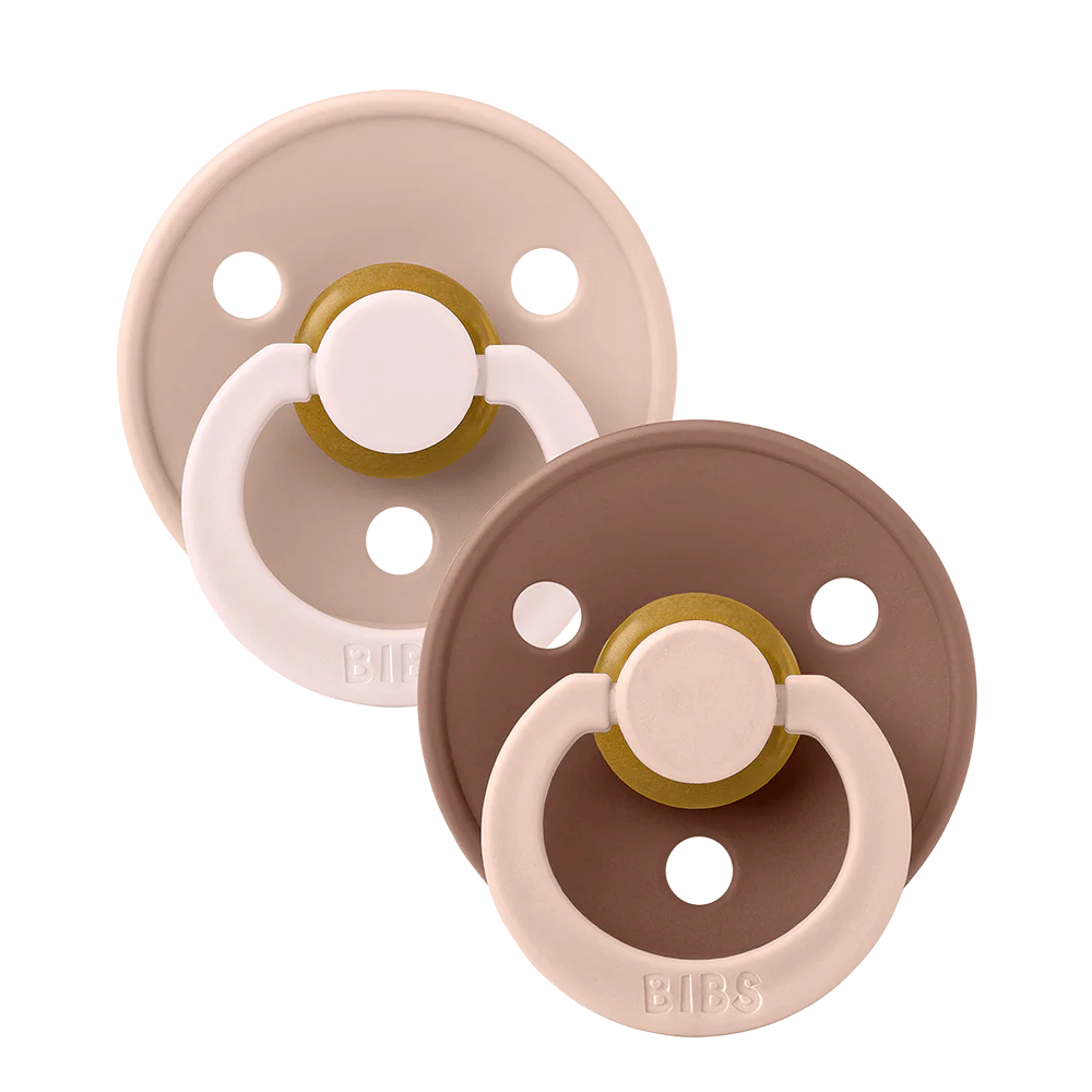 Bibs | Fopspeen T3 Studio Fusion Blush/Woodchuck Mix +18m 2-pack