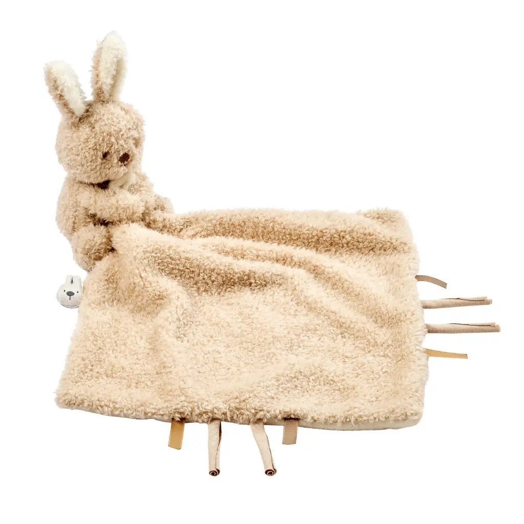 Nattou | Knuffeldoek Teddy Blanky Konijn 27x27cm
