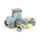 Done by Deer | Speelset Hout Tiny Farm Tractor Dotti Blue 