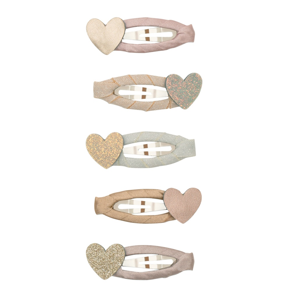 Mimi & Lula | Haarspeld Heart Mini Clic Clacs 5-pack