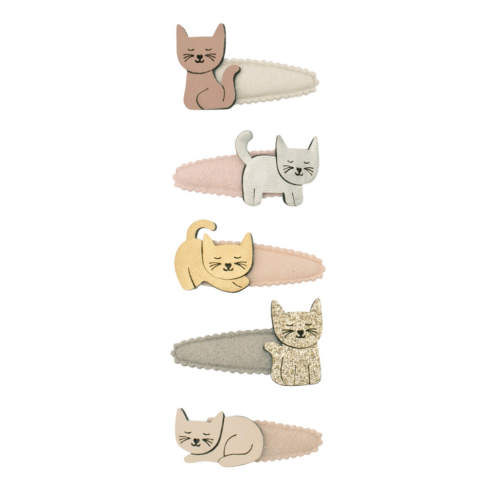 Mimi & Lula | Haarspeld Kitty Cat Mini Clic Clacs 5-pack