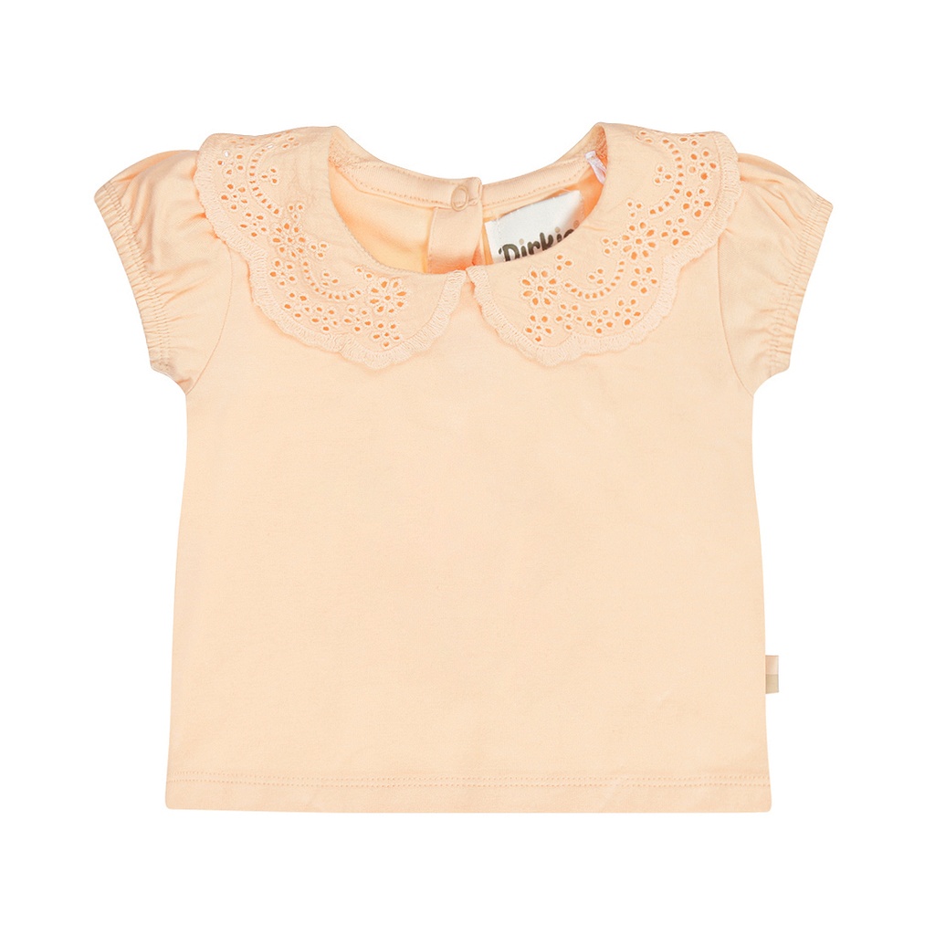 Dirkje | T-shirt Girls Little Bee Peach