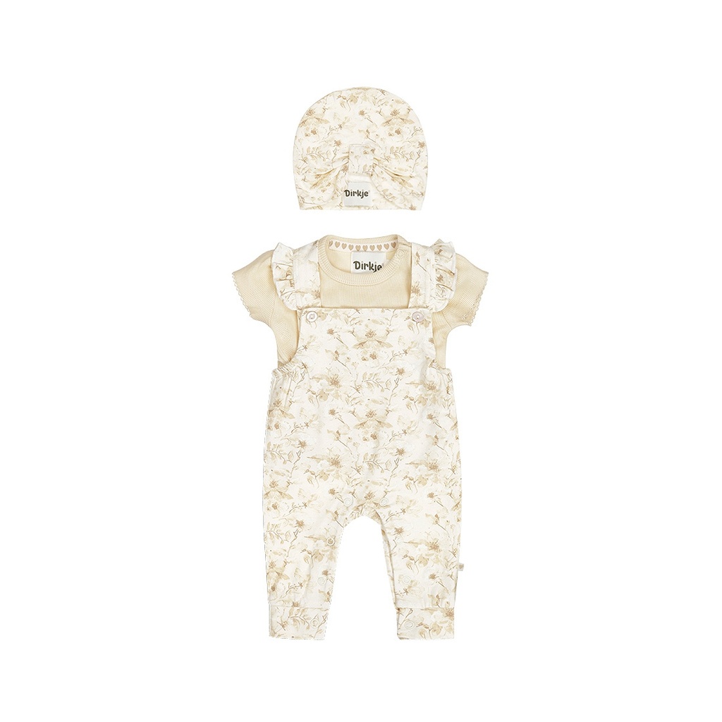 Dirkje | Outfit Girls So Sweet Off White 3-delig