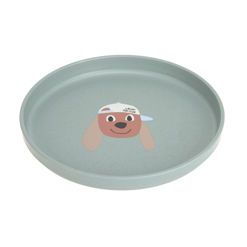 Laessig | Plat Bord Tiny Team Dog PP/Cellulose Groen