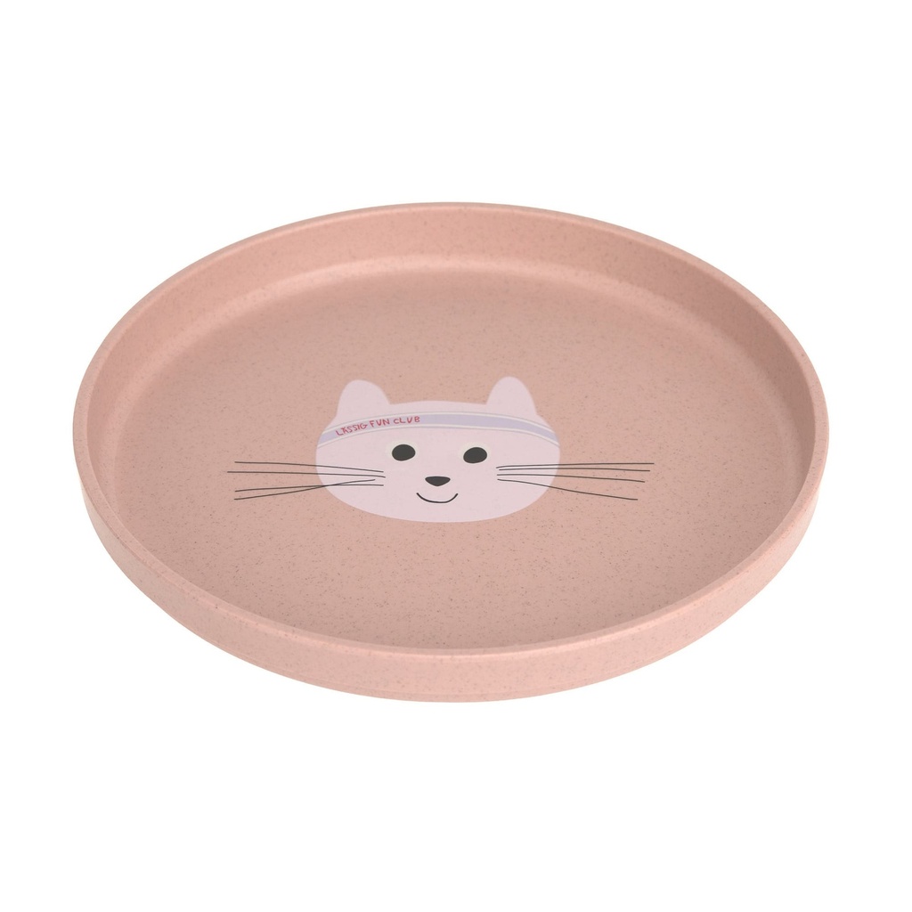 Laessig | Plat Bord Tiny Team Cat PP/Cellulose Roze