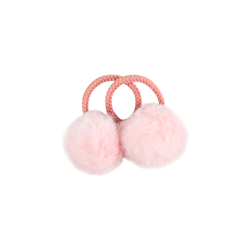  Busy Lizzie | Haarelastiek Pompom Powder Pink