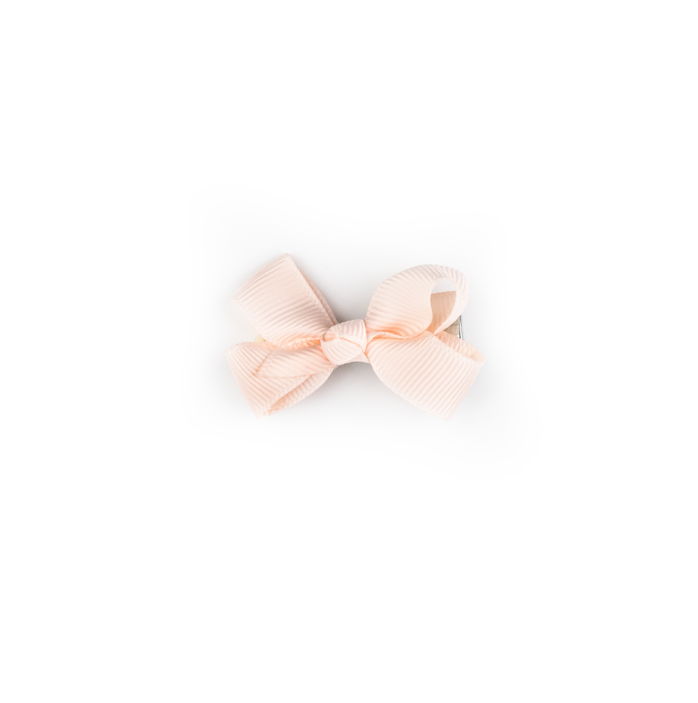  Busy Lizzie | Haarspeld Mini Bow Peony Pink