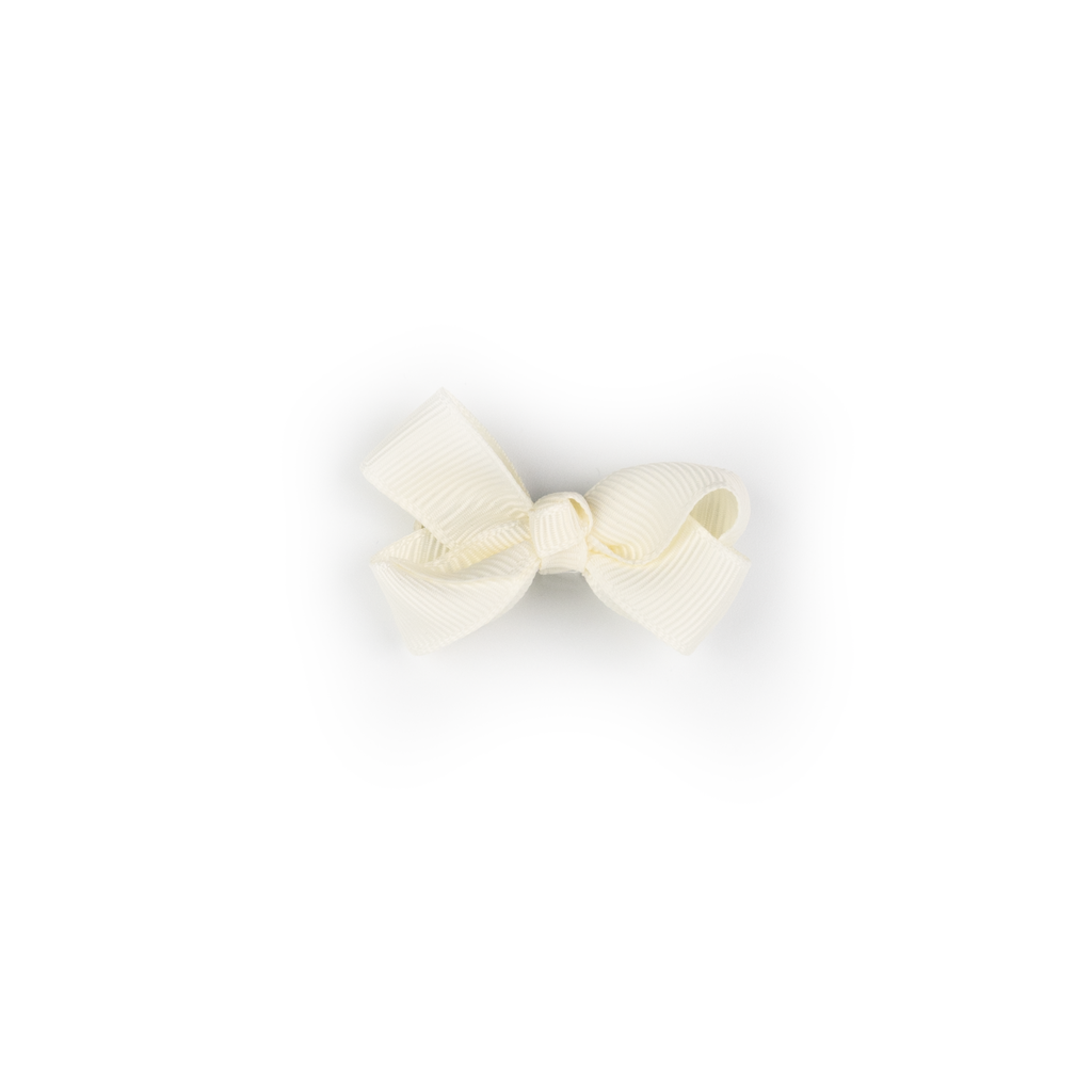  Busy Lizzie | Haarspeld Mini Bow Eggshell