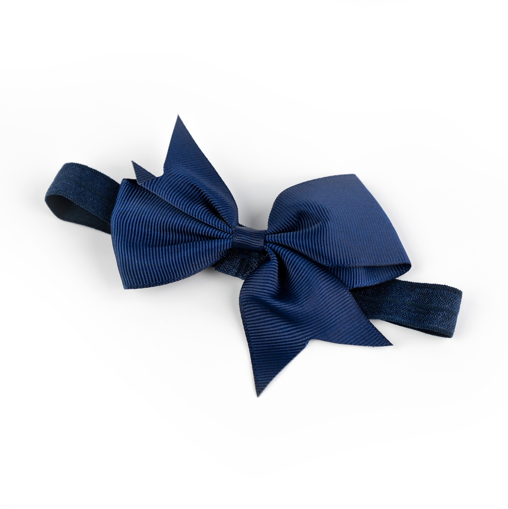  Busy Lizzie | Haarband Bow Navy