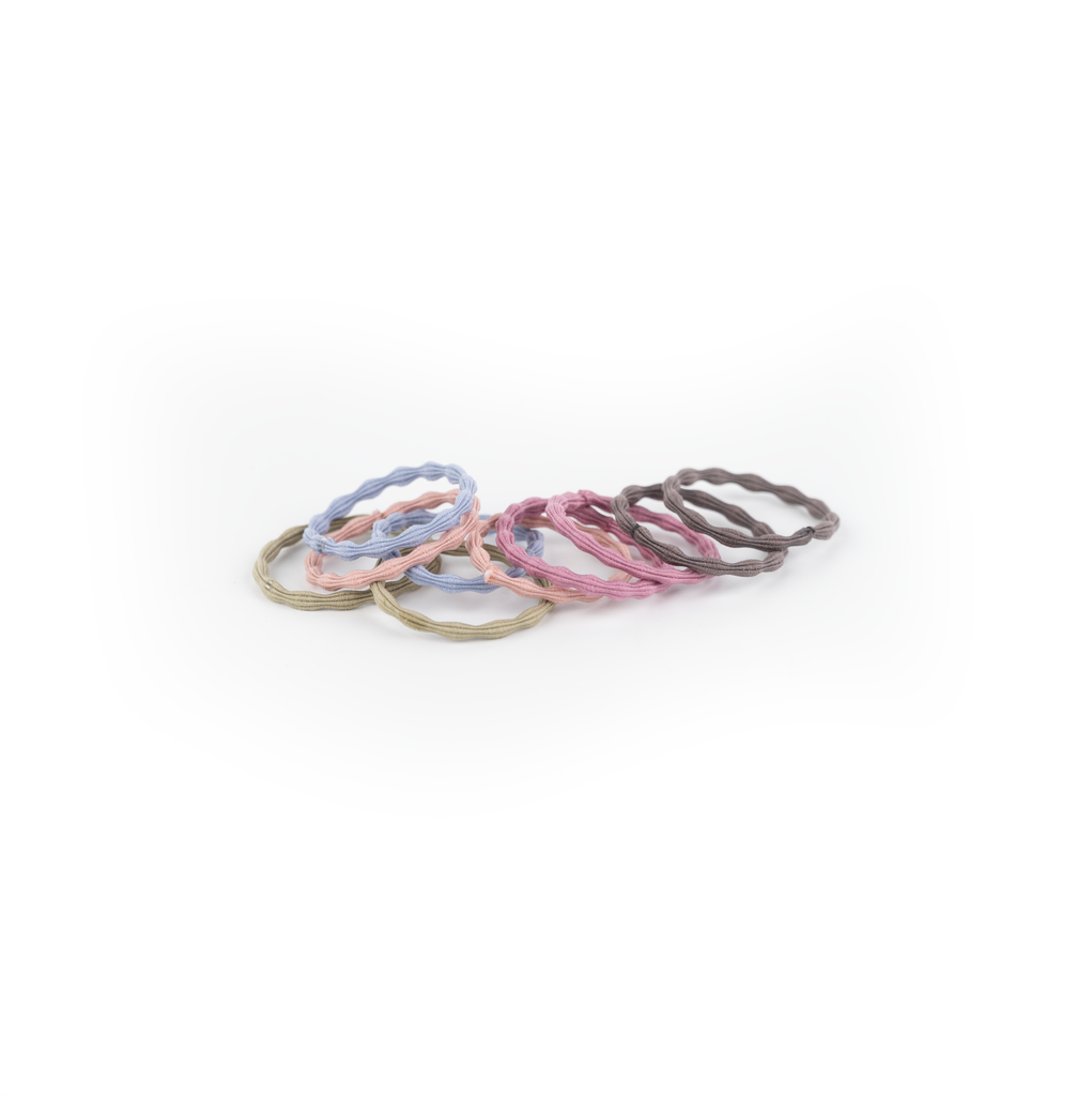  Busy Lizzie | Haarelastiek Dusty Pastels 10-pack