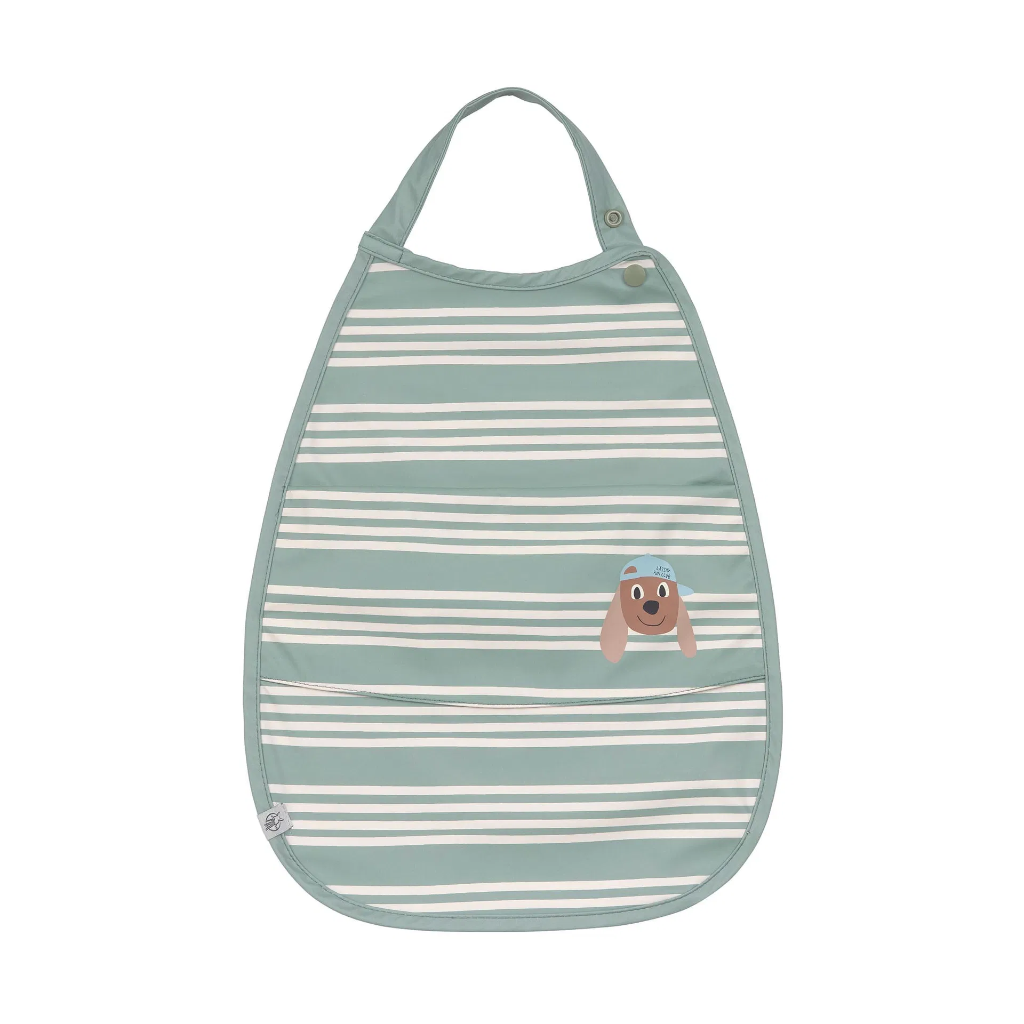Laessig | Slabbetje Tiny Team Dog Medium Drop Bib met Kruimelvanger 