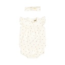 Dirkje | Outfit Girls Ladybug Off White 3-delig