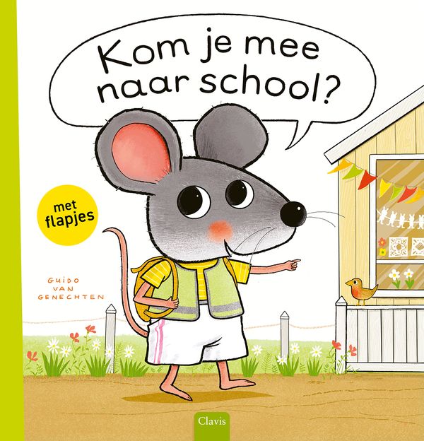 Clavis | Boek Kom Je Mee Naar School - Guido Van Genechten