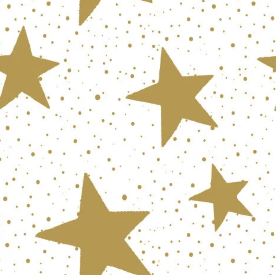 Duni | Servetten Sparkles White 3-laags 33x33cm 20-pack