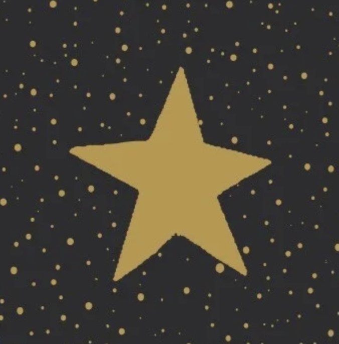 Duni | Servetten Sparkles Black 3-laags 33x33cm 20-pack