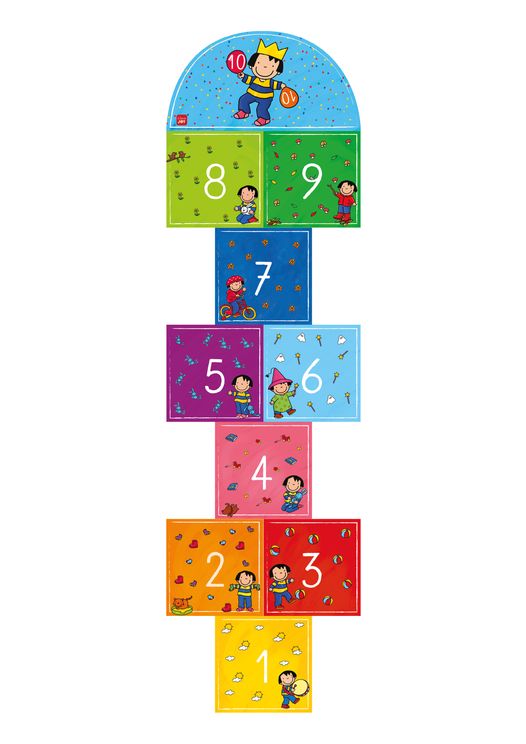 Clavis | Vloersticker Hinkelpad Anna 102x402x102mm