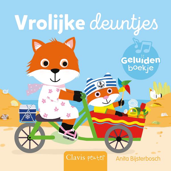 Clavis | Boek Vrolijke Deuntjes Geluidenboekje - Anita Bijsterbosch