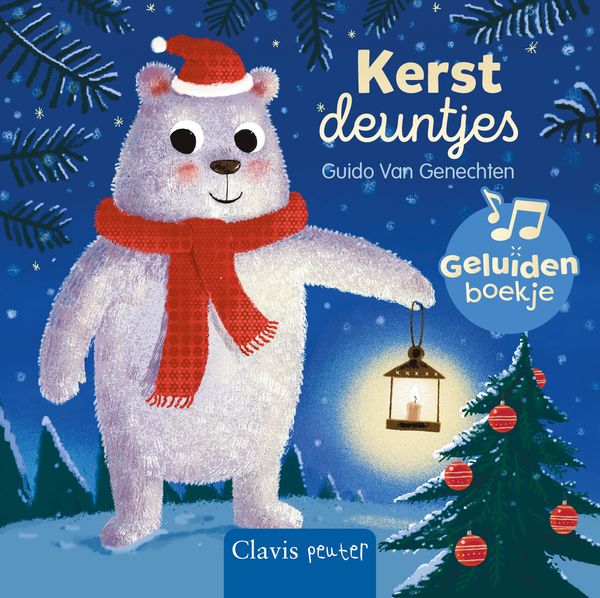 Clavis | Boek Kerstdeuntjes Geluidenboekje - Guido Van Genechten