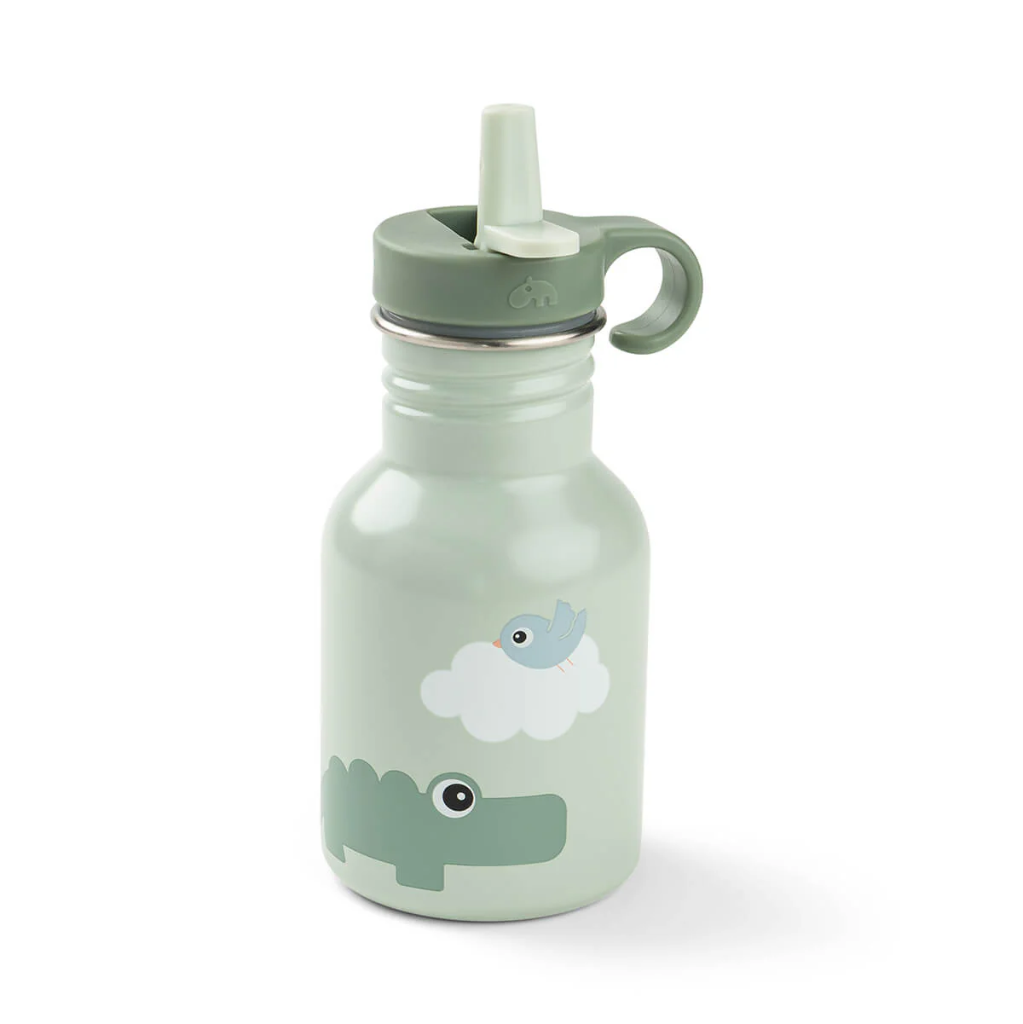 Done By Deer | Drinkfles Playground Green Metaal Groen 350ml