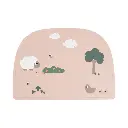 Done by Deer | Placemat Tiny Farm Powder Siliconen Roze 38x26,5cm