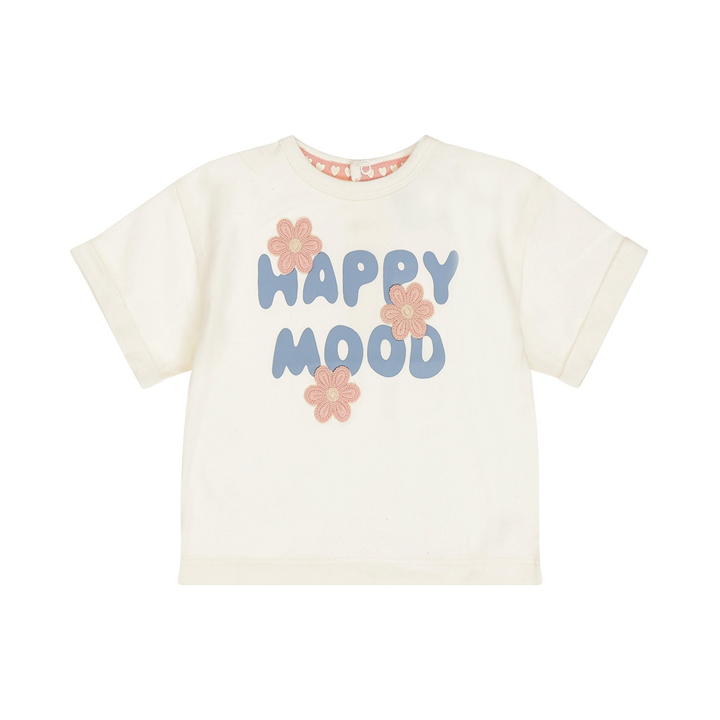 Dirkje | T-shirt Girls Ladybug Off White