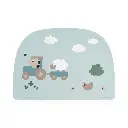 Done by Deer | Placemat Tiny Farm Blue Siliconen Blauw 38x26,5cm