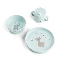 Done by Deer | Eetset Celebration Blue Foodie Dinner Set Blauw 3-delig