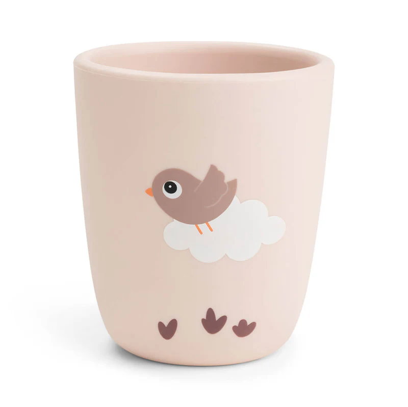 Done by Deer | Drinkbeker Mini Mug Playground Powder  Siliconen Roze 