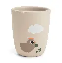 Done by Deer | Drinkbeker Mini Mug Tiny Farm Sand  Siliconen Ecru