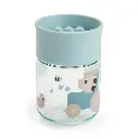 Done by Deer | Drinkbeker Tiny Farm Blue Learning Cup 360° Blauw