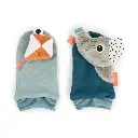 Done by Deer | Rammelaar Playground Blue Sokken Rattle Socks