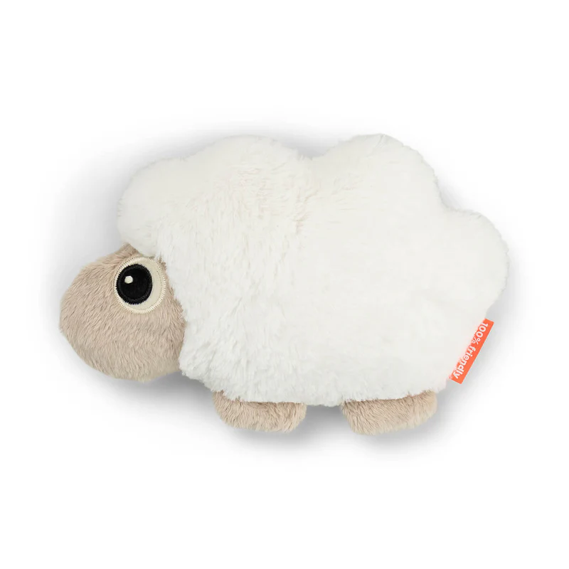 Done by Deer | Pluche Knuffel Sheepy Sand Cuddle Cute 19x16x6cm