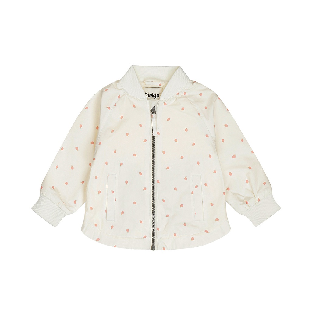 Dirkje | Jas Girls Ladybug Off White