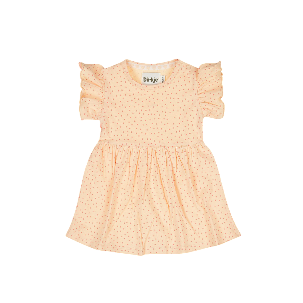 Dirkje | Jurk Girls Little Bee Peach