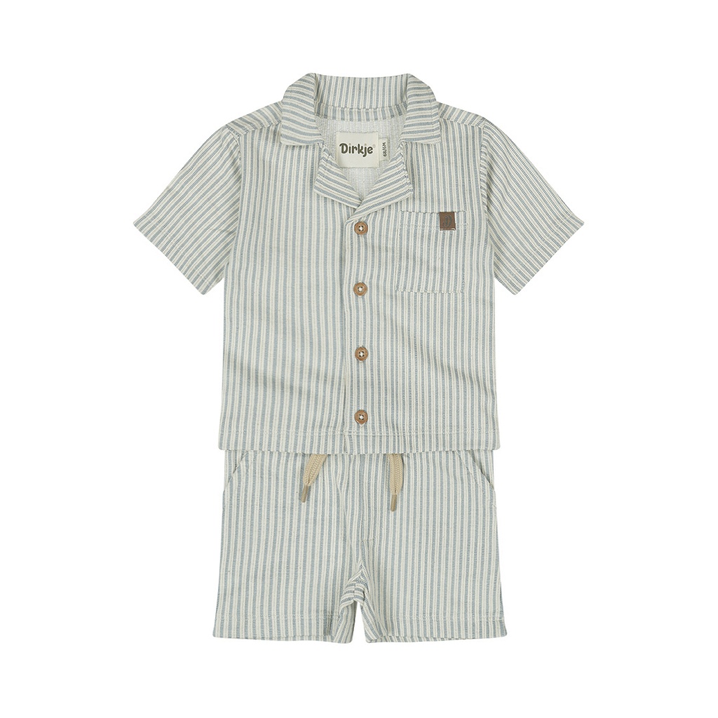 Dirkje | Outfit Boys Safari Trip Blue 2-delig