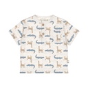 Dirkje | T-shirt Boys Safari Trip Off White
