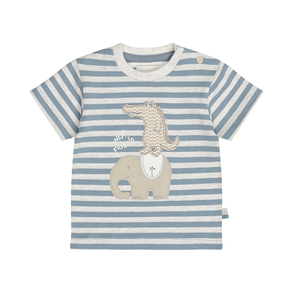 Dirkje | T-shirt Boys Safari Trip Blue
